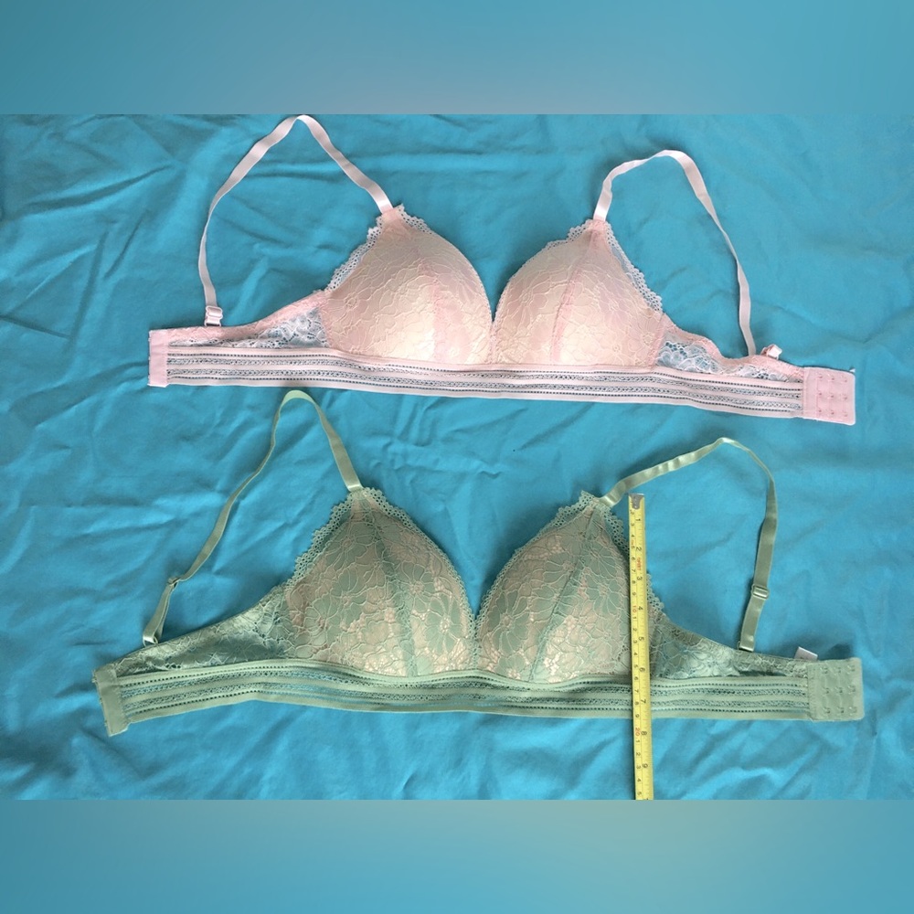 Hush lace bra”s lot of 2, will separate. 34B